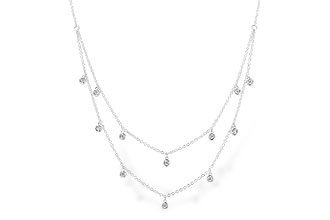 A301-10075: NECKLACE .22 TW (18 INCHES)