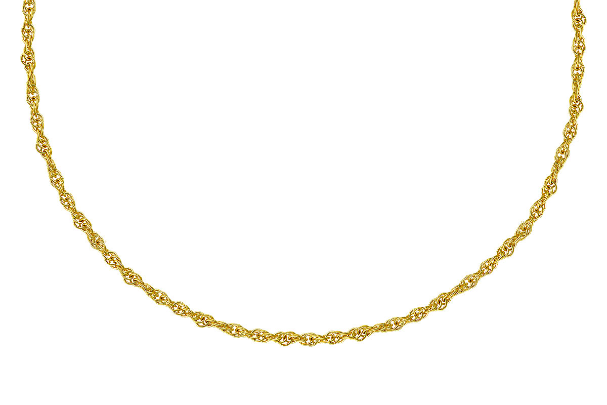D301-14629: ROPE CHAIN (8IN, 1.5MM, 14KT, LOBSTER CLASP)