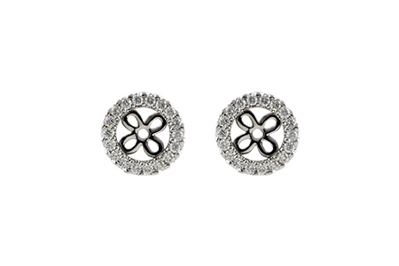 E214-76375: EARRING JACKETS .24 TW (FOR 0.75-1.00 CT TW STUDS)