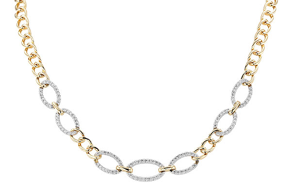 H301-10947: NECKLACE 1.12 TW (17")(INCLUDES BAR LINKS)