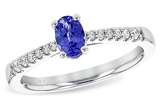 B217-52729: LDS RG .47 TANZANITE .62 TGW