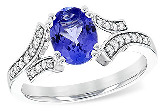 C217-51902: LDS RG 1.15 TANZANITE 1.30 TGW