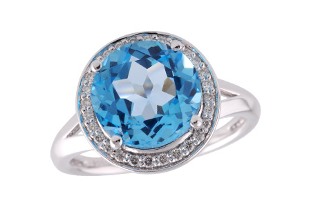 D214-75538: LDS RG 4.17 BLUE TOPAZ 4.32 TGW