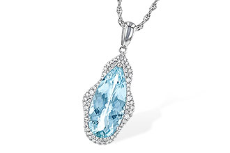 E217-50938: NECK 3.97 AQUAMARINE 4.20 TGW