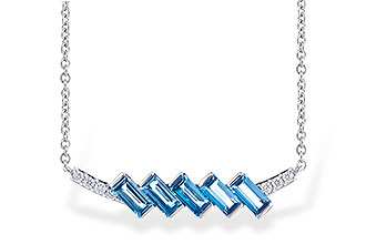 F300-25520: NECK .75 LONDON BLUE TOPAZ .80 TGW