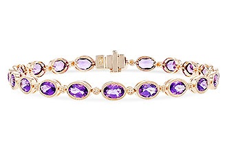 H301-10974: BRACELET 6.86 TW AMETHYST 6.90 TGW