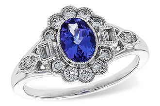 K302-00965: LDS RG .80 TANZANITE 1.20 TGW (7x5MM OV)