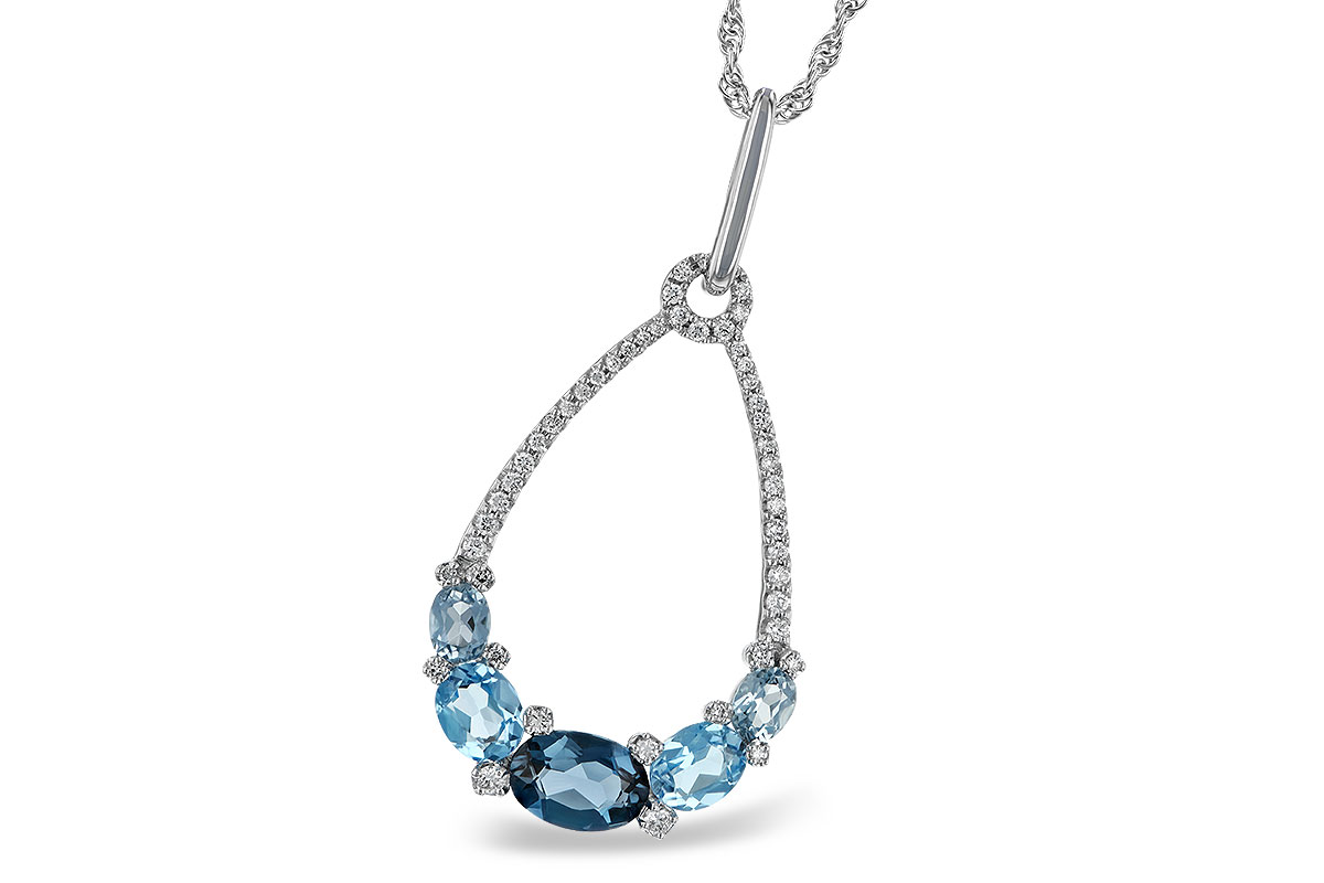 L214-76401: NECK 1.76 BLUE TOPAZ 1.96 TGW